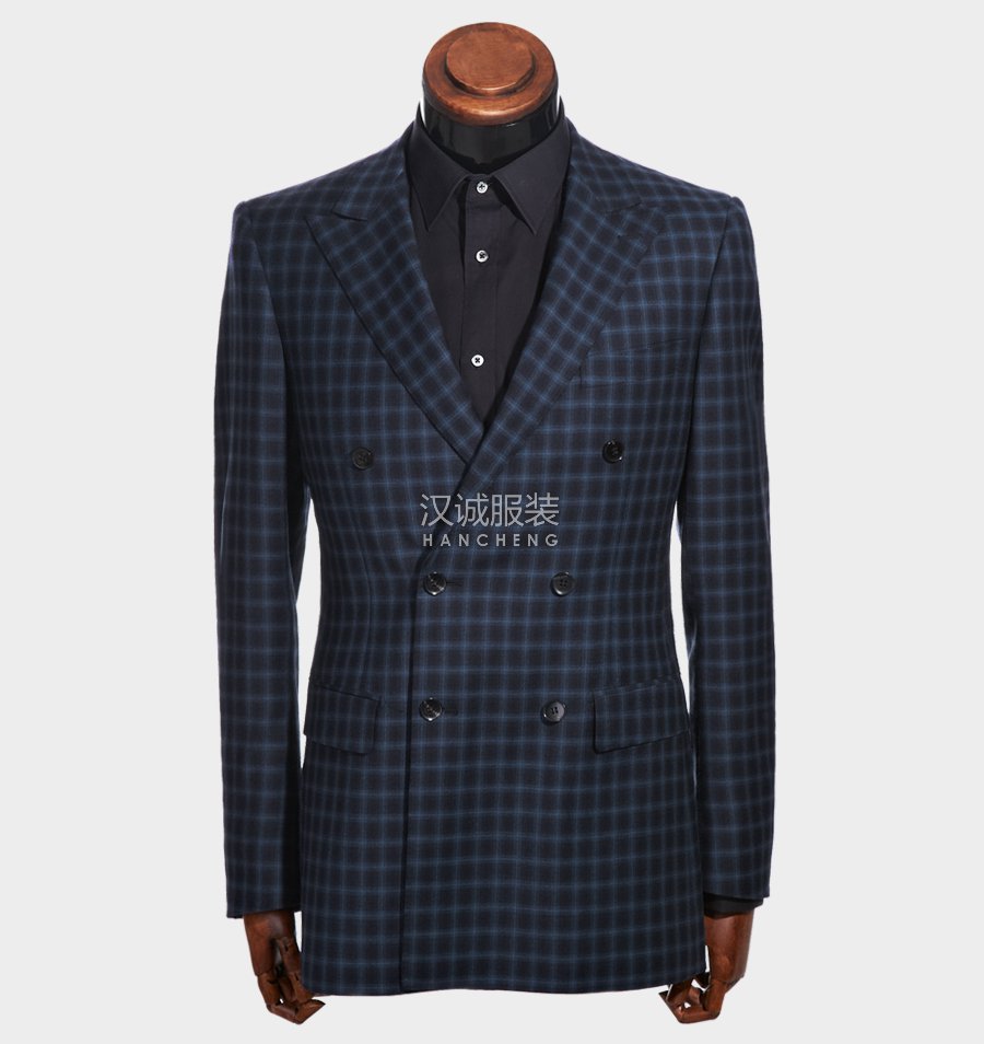 双排扣西服版型 双排扣西服版型