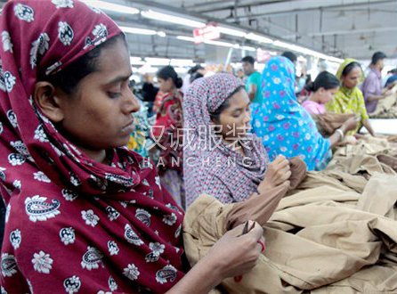 1-8月份孟加拉服装出口美国增涨0.85%
